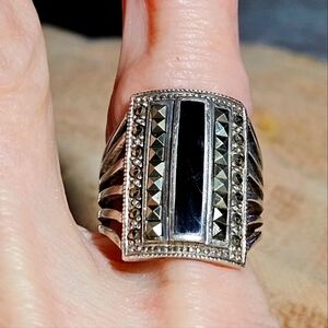 Art Deco Sterling Silver Ring